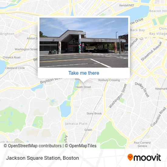 Jackson Square Station map