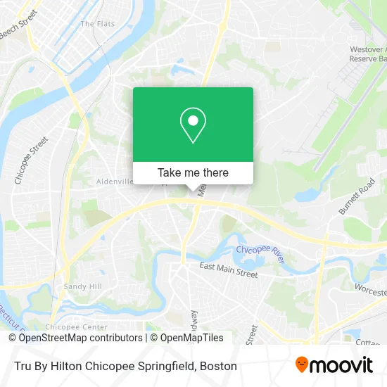 Tru By Hilton Chicopee Springfield map