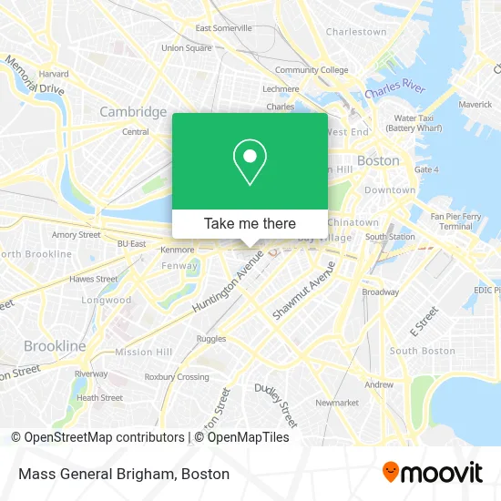 Mass General Brigham map