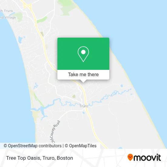Tree Top Oasis, Truro map