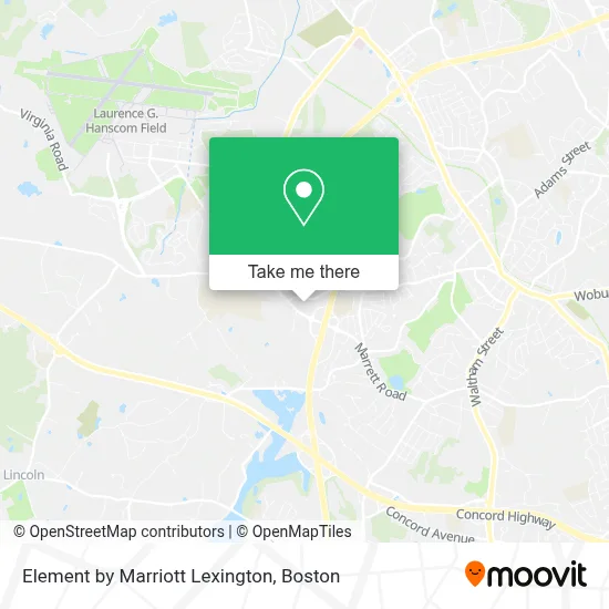 Element by Marriott Lexington map