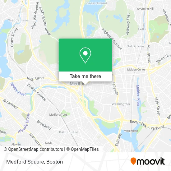 Medford Square map