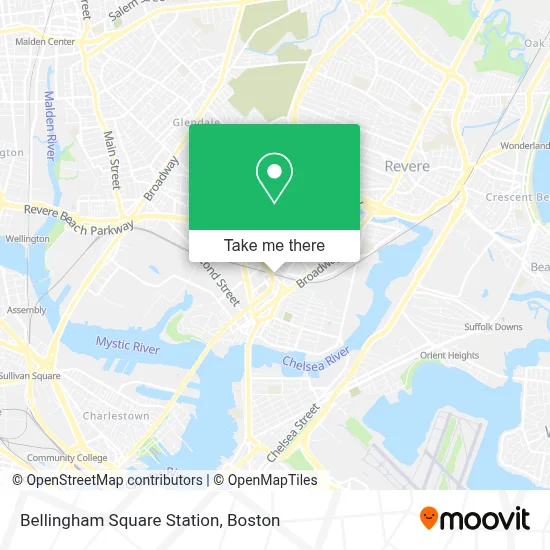 Bellingham Square Station map