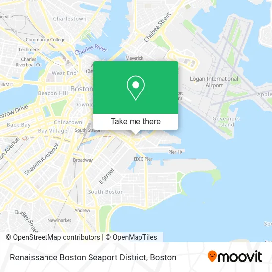 Renaissance Boston Seaport District map