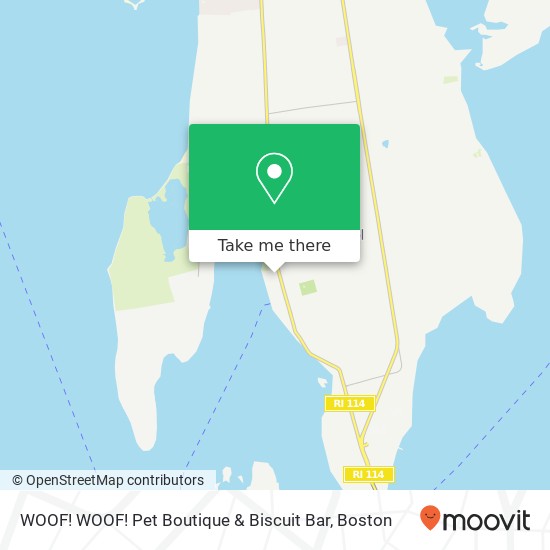 Mapa de WOOF! WOOF! Pet Boutique & Biscuit Bar