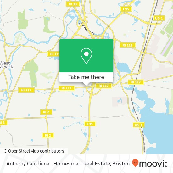 Anthony Gaudiana - Homesmart Real Estate map