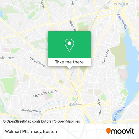 Mapa de Walmart Pharmacy