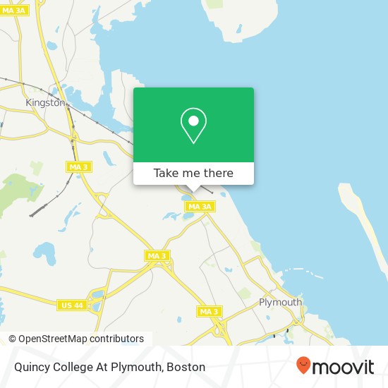 Quincy College At Plymouth map