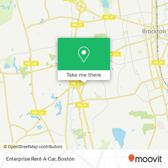 Mapa de Enterprise Rent-A-Car