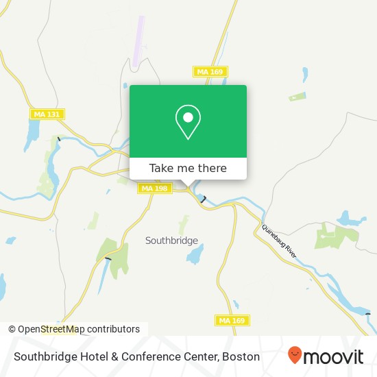 Mapa de Southbridge Hotel & Conference Center