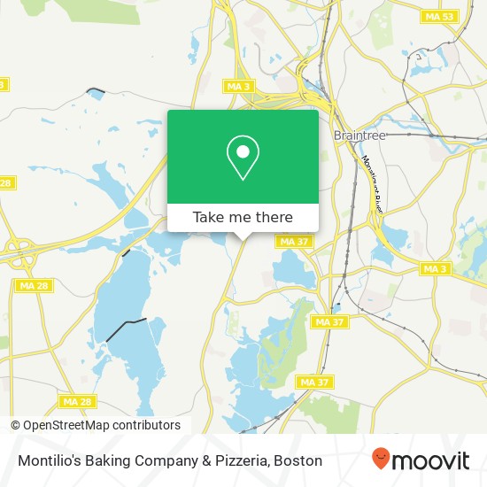 Montilio's Baking Company & Pizzeria map