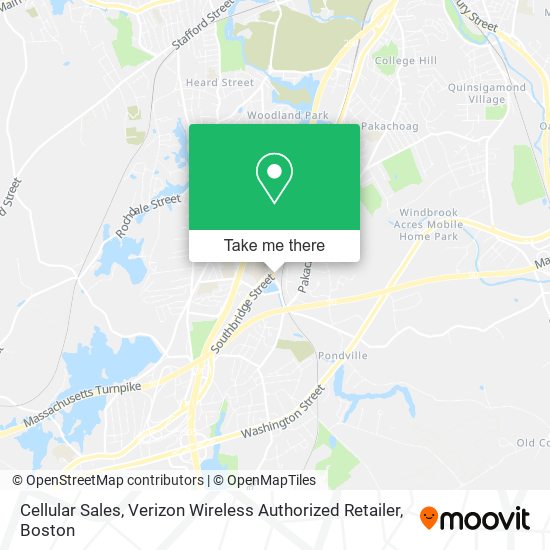 Mapa de Cellular Sales, Verizon Wireless Authorized Retailer