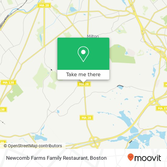 Newcomb Farms Family Restaurant map