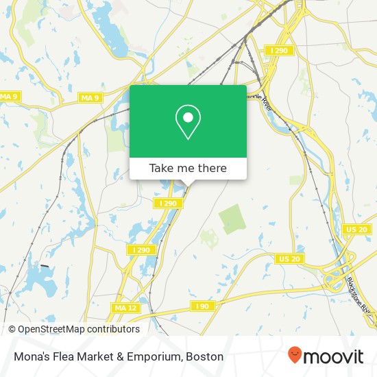 Mona's Flea Market & Emporium map