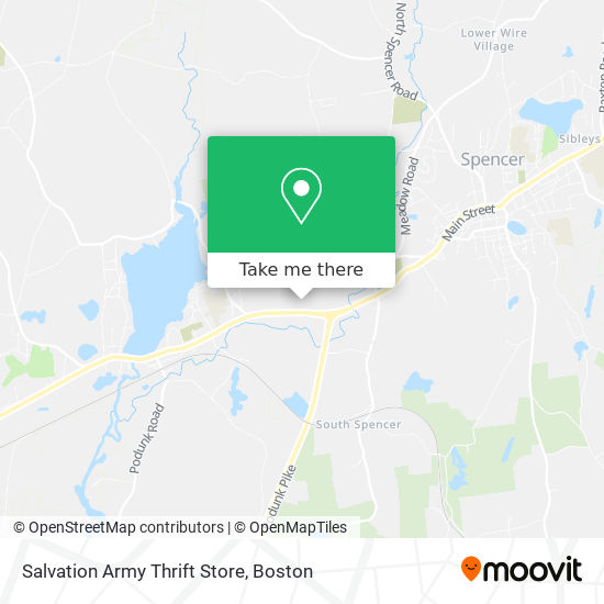 Mapa de Salvation Army Thrift Store