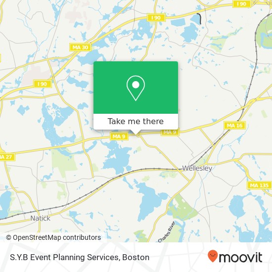 S.Y.B Event Planning Services map