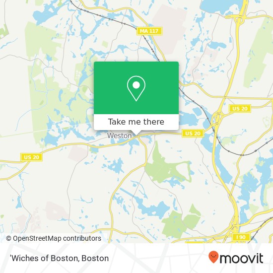 Mapa de 'Wiches of Boston