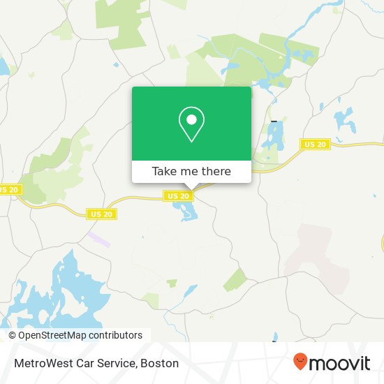 Mapa de MetroWest Car Service