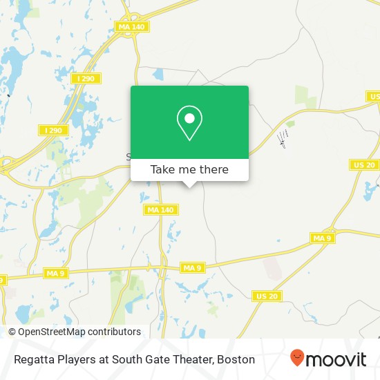 Mapa de Regatta Players at South Gate Theater