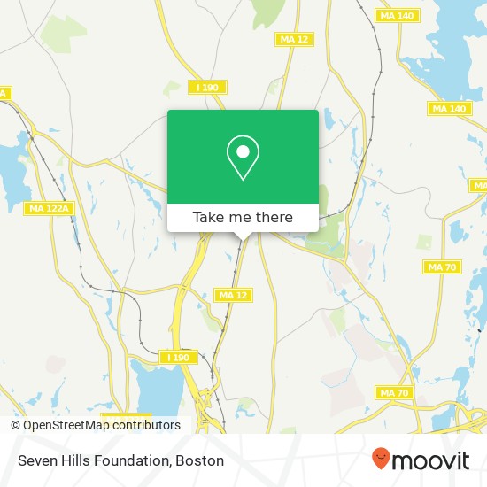 Mapa de Seven Hills Foundation