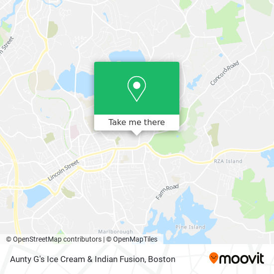 Aunty G's Ice Cream & Indian Fusion map