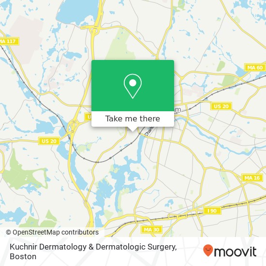 Mapa de Kuchnir Dermatology & Dermatologic Surgery