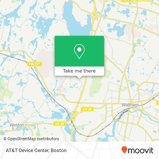 Mapa de AT&T Device Center