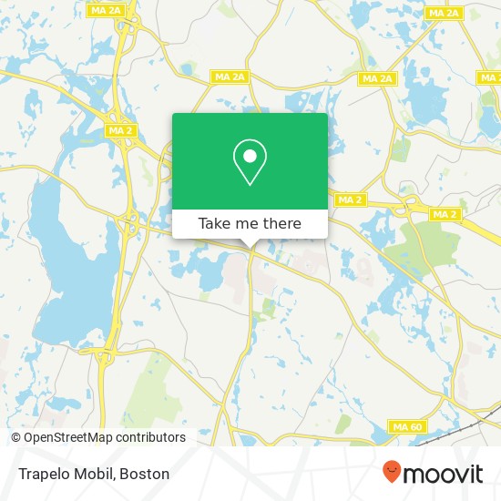 Trapelo Mobil map
