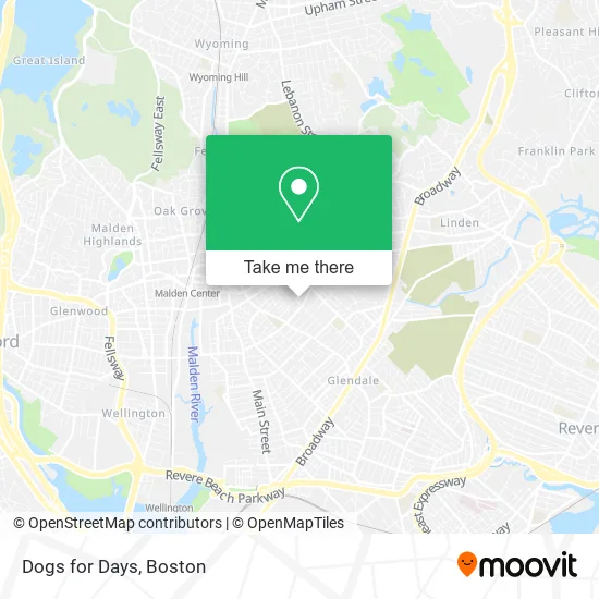 Dogs for Days map