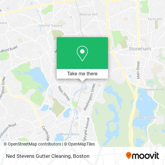 Ned Stevens Gutter Cleaning map