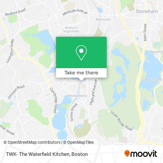 Mapa de TWK- The Waterfield Kitchen