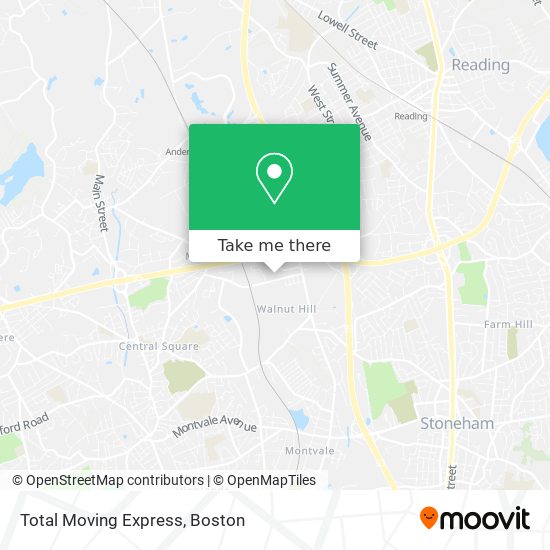 Total Moving Express map