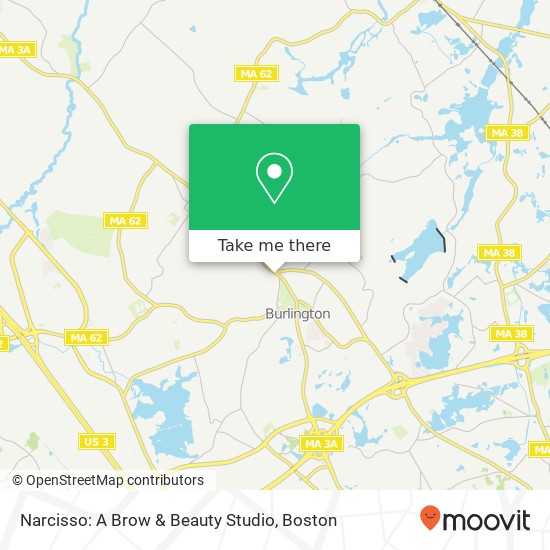 Narcisso: A Brow & Beauty Studio map