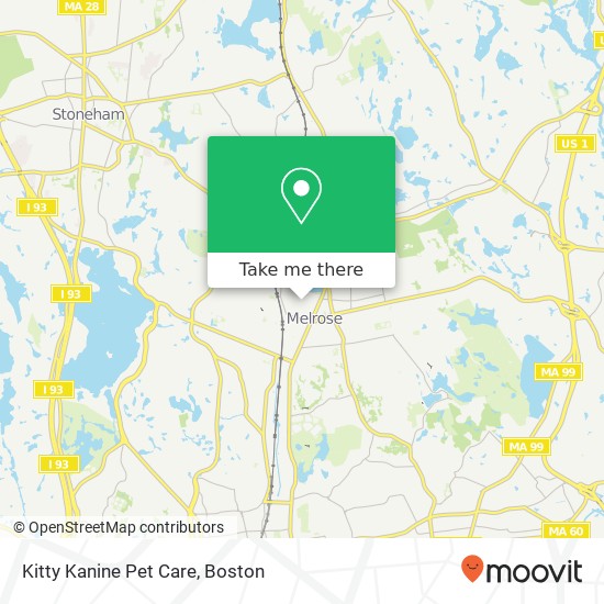 Kitty Kanine Pet Care map