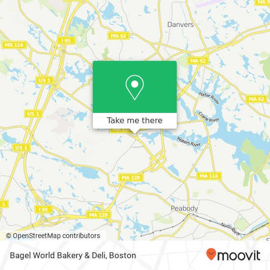 Mapa de Bagel World Bakery & Deli
