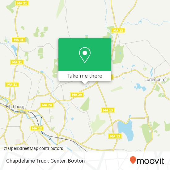 Chapdelaine Truck Center map