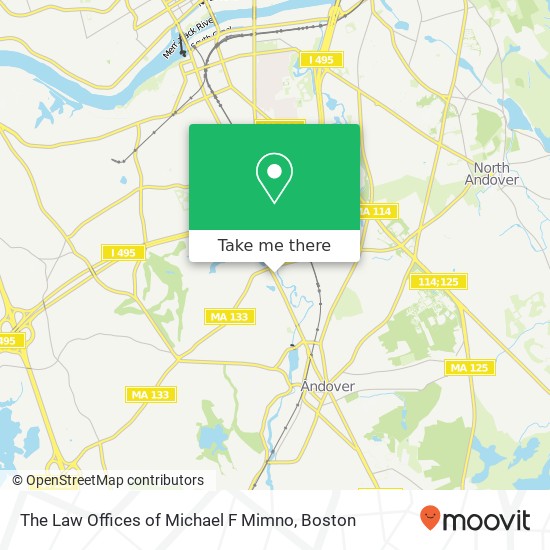 The Law Offices of Michael F Mimno map