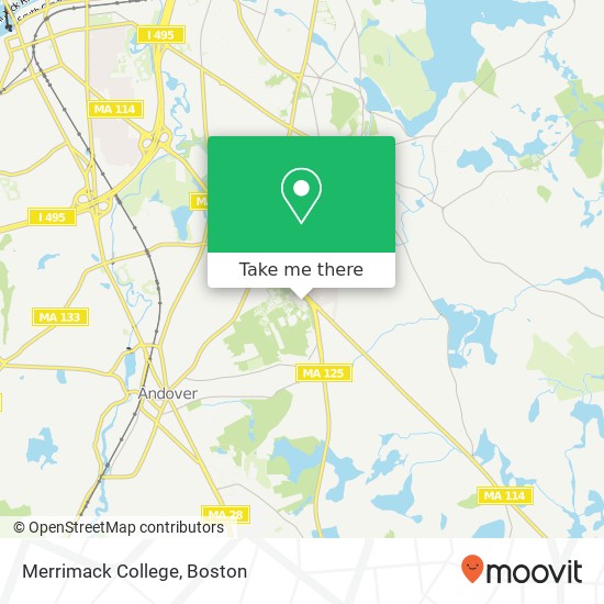 Merrimack College map