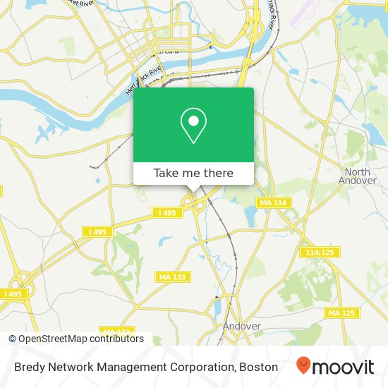 Mapa de Bredy Network Management Corporation