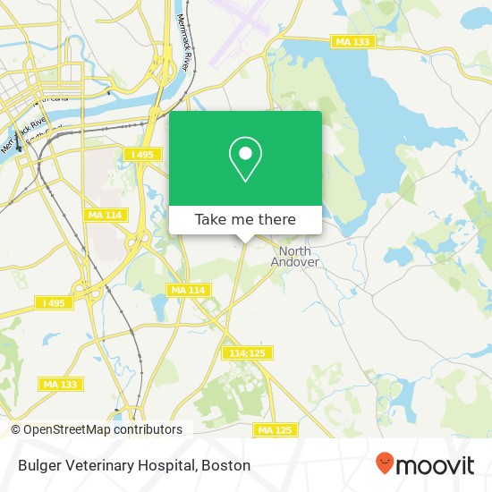 Mapa de Bulger Veterinary Hospital