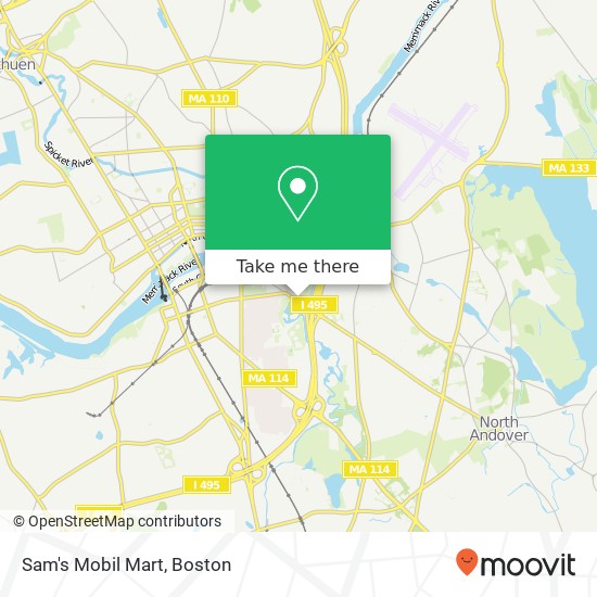 Mapa de Sam's Mobil Mart