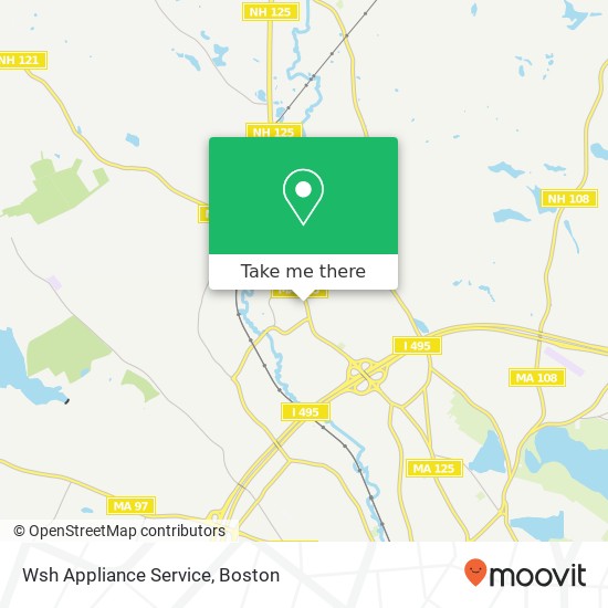 Mapa de Wsh Appliance Service