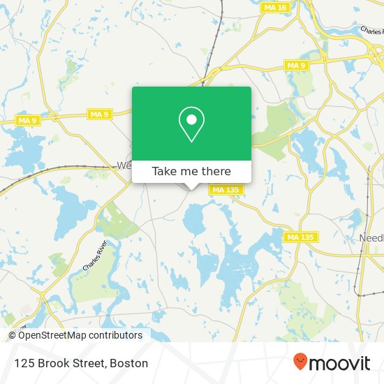 125 Brook Street map