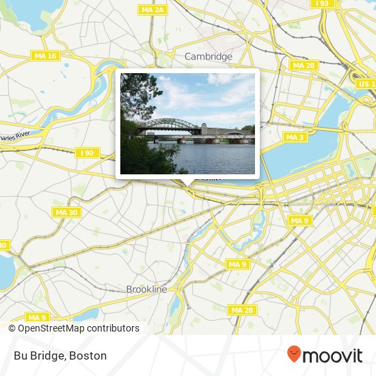 Bu Bridge map