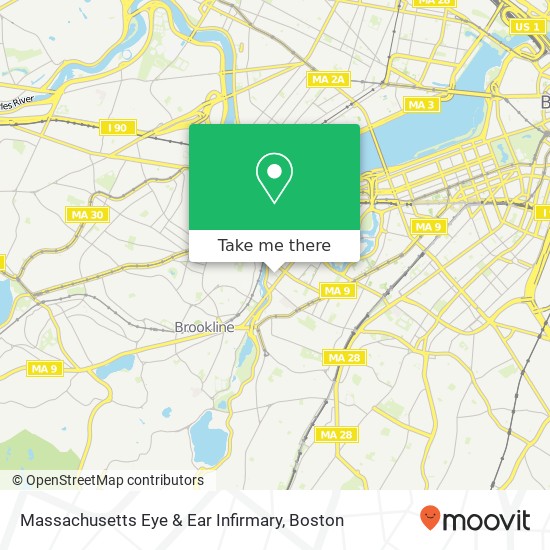Mapa de Massachusetts Eye & Ear Infirmary