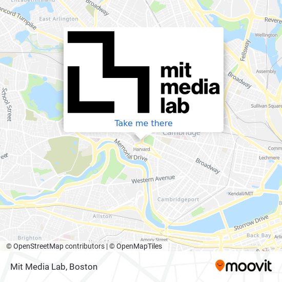 Mit Media Lab map