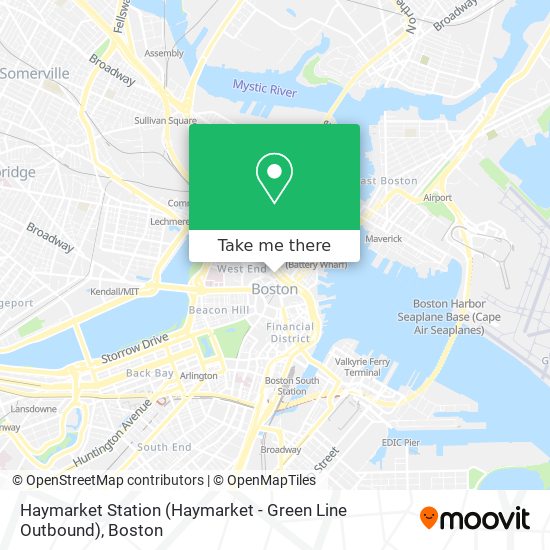 Haymarket Station (Haymarket - Green Line Outbound) map