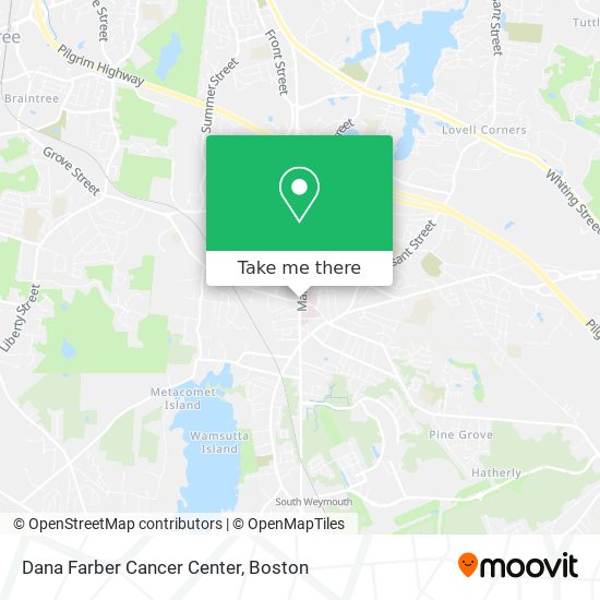 Mapa de Dana Farber Cancer Center