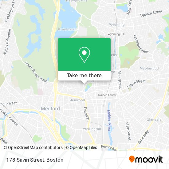 Mapa de 178 Savin Street