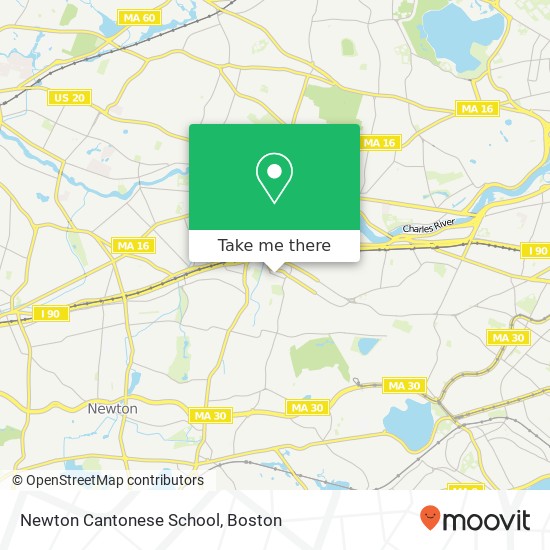 Mapa de Newton Cantonese School